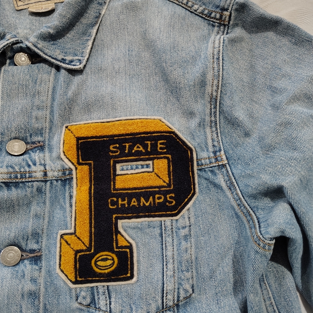 Polo by Ralph Lauren blue denim jacket. Tigre - Picture 4 of 7